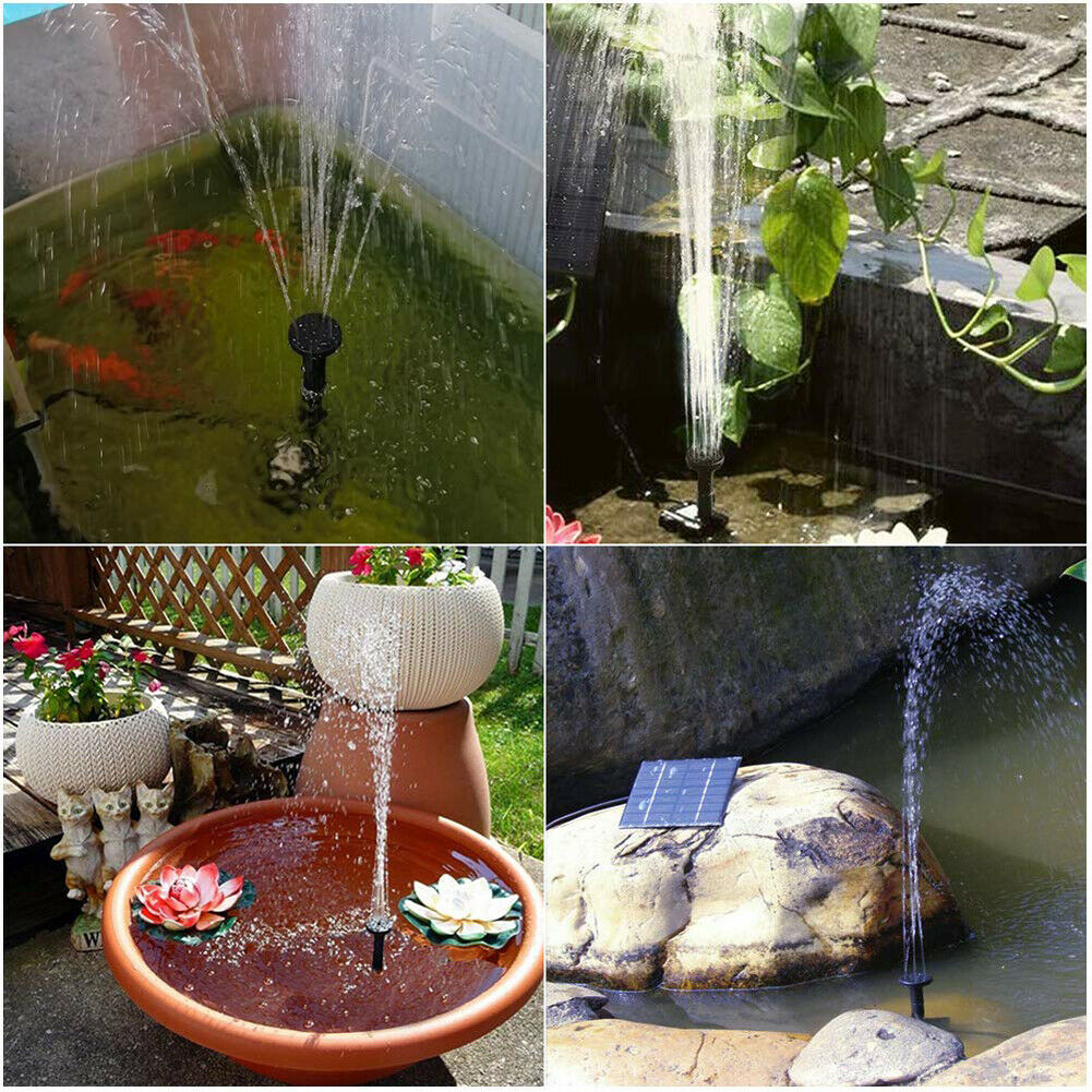 Solar Powered Water Fountain