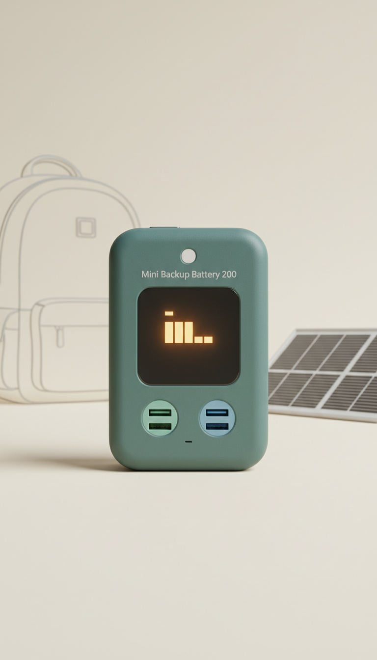 Ultra Slim Backup Battery 200Wh