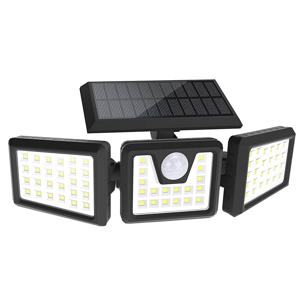 3-Panel Solar Motion Sensor Light