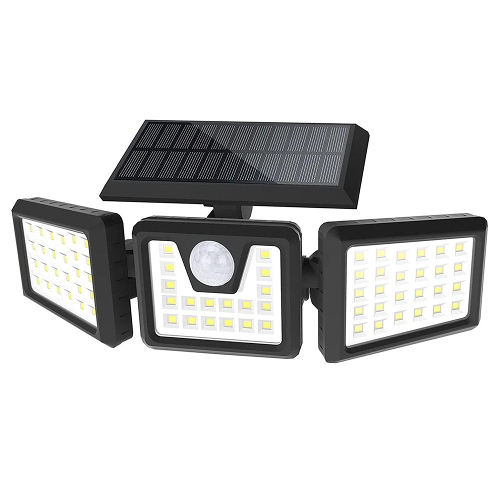 3-Panel Solar Motion Sensor Light
