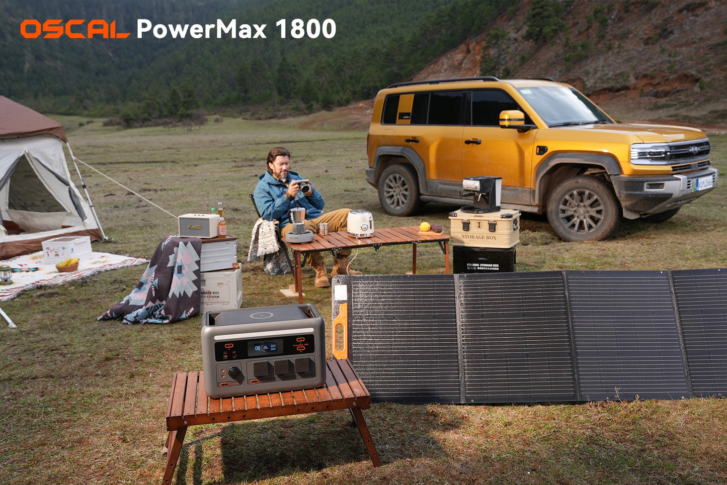 1800 Expandable Portable Solar Power Station