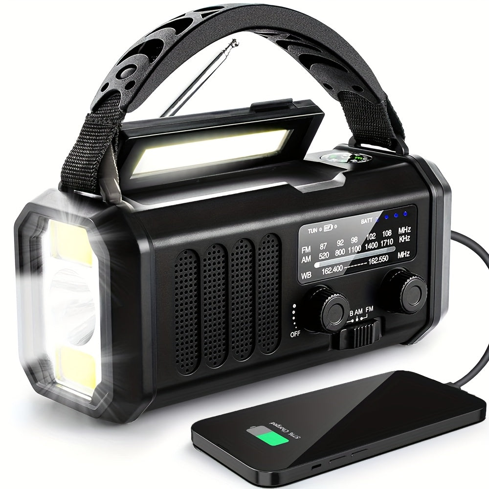 10000mAh Portable Solar Emergency Radio