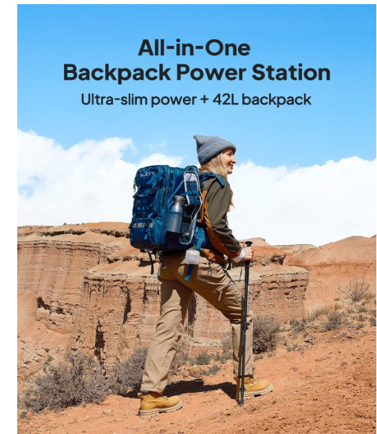 BLUETTI BluePack1 42L Power Storage Backpack for Handsfree 1 Portable Power Station